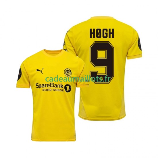 FK Bodø/Glimt Maillot avec flocage Kasper Hogh 9 Domicile 2025 ,Homme MC