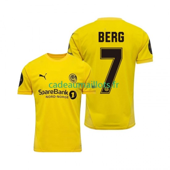 FK Bodø/Glimt Maillot avec flocage Patrick Berg 7 Domicile 2025 ,Homme MC