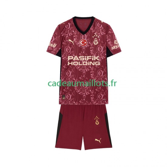 Galatasaray Maillot avec flocage 3ème 2025-2026 ,Tenue Enfant MC