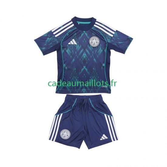 Leicester City Maillot avec flocage Extérieur 2025-2026 ,Tenue Enfant MC