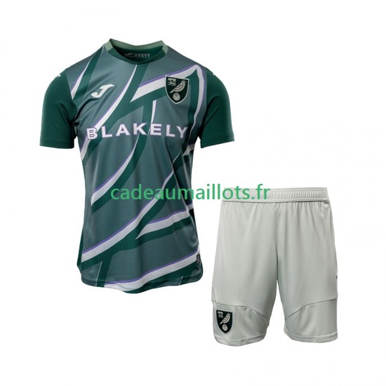 Norwich City Maillot avec flocage Extérieur 2025-2026 ,Tenue Enfant MC
