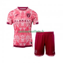 Norwich City Maillot avec flocage 3ème 2025-2026 ,Tenue Enfant MC