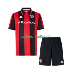 OGC Nice Maillot avec flocage Domicile 2025-2026 ,Tenue Enfant MC