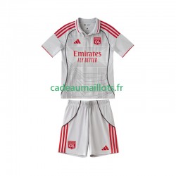 Olympique Lyonnais Maillot avec flocage 3ème 2025-2026 ,Tenue Enfant MC
