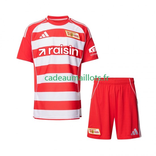 Union Berlin Maillot avec flocage Domicile 2025-2026 ,Tenue Enfant MC