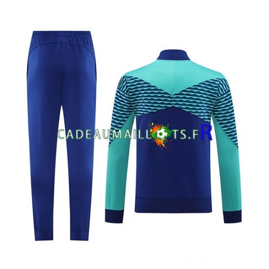 Brésil Bleu Ensemble Vestes d'entraînement 2023-2024