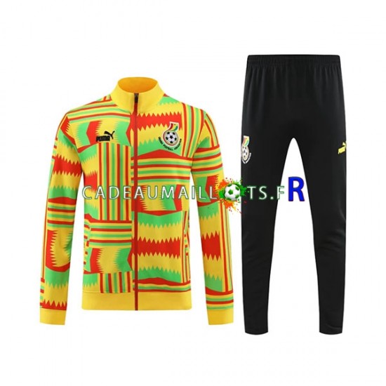 Ghana Jaune Ensemble Vestes d'entraînement 2023-2024