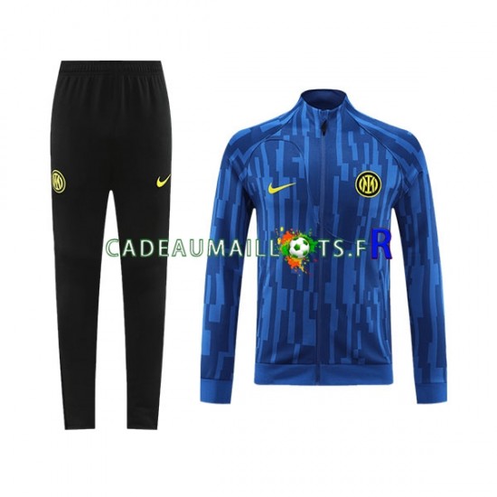 Inter Milan Bleu Ensemble Vestes d'entraînement 2023-2024