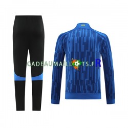 Inter Milan Bleu Ensemble Vestes d'entraînement 2023-2024