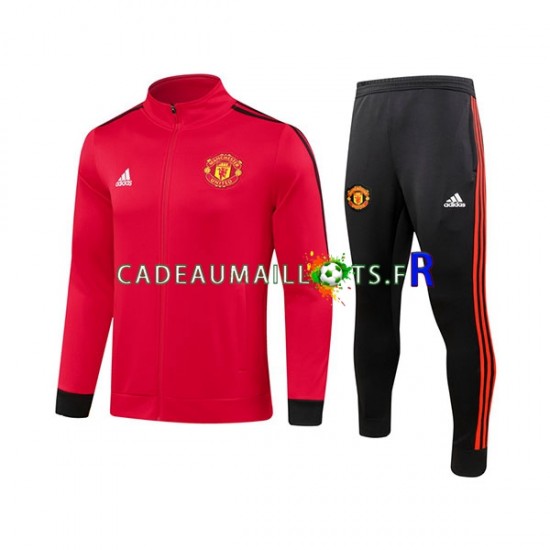 Manchester United Rouge Ensemble Vestes d'entraînement 2023-2024