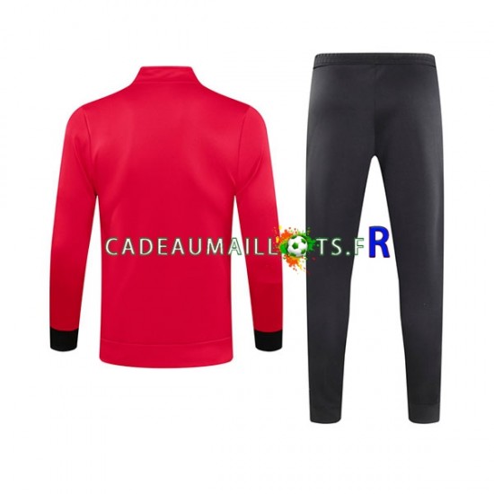 Manchester United Rouge Ensemble Vestes d'entraînement 2023-2024