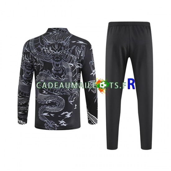 Real Madrid Noir Tenues d'entraînement Dragon 2023-2024