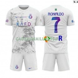 Al-Nassr Maillot avec flocage Ronaldo 7 3ème 2023-2024 ,Tenue Enfant MC