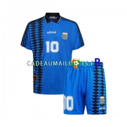 Argentine Maillot avec flocage MARADONA 10 Rétro Extérieur 1994 ,Tenue Enfant MC