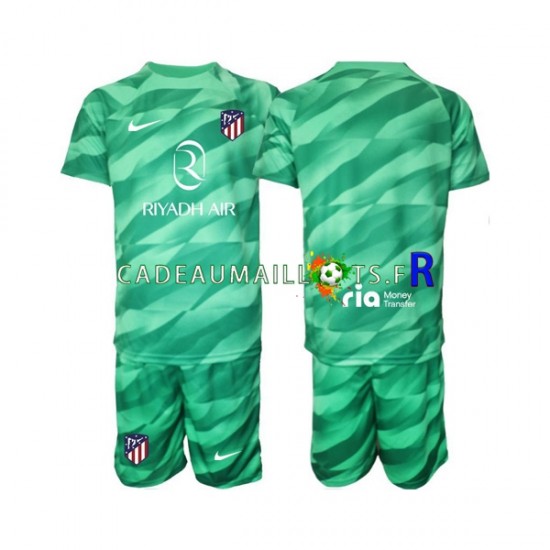 Atlético Madrid Maillot avec flocage Vert Gardien Extérieur 2023-2024 ,Tenue Enfant MC