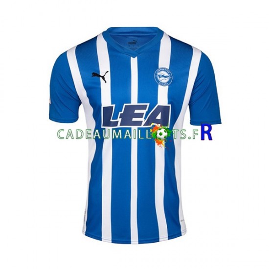 Maillot avec flocage Deportivo Alaves Domicile 2023-2024 ,Homme MC