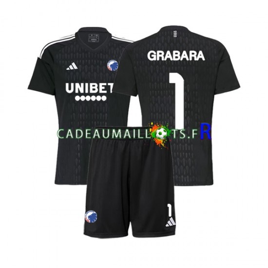 FC Copenhague Maillot avec flocage GRABARA 1 Gardien Extérieur 2023-2024 ,Tenue Enfant MC