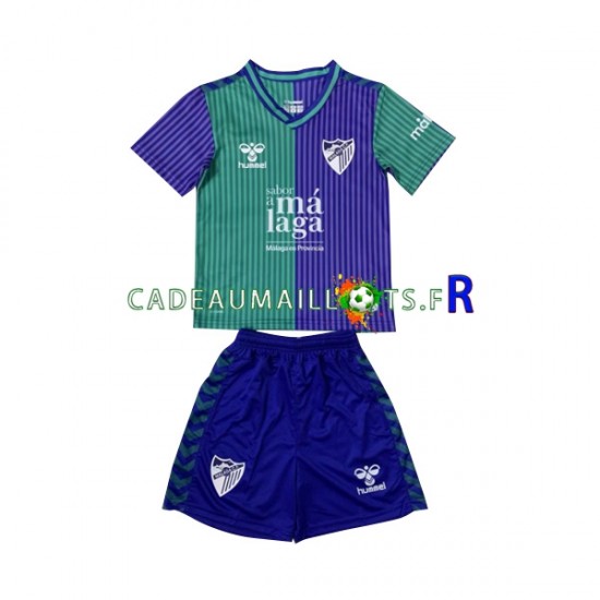 Málaga CF Maillot avec flocage Extérieur 2023-2024 ,Tenue Enfant MC