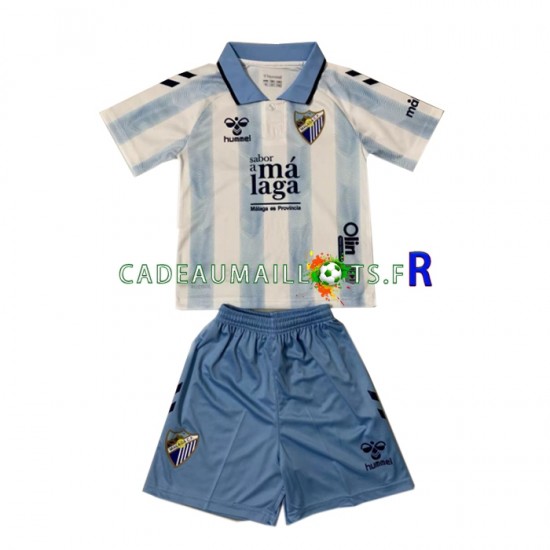 Málaga CF Maillot avec flocage Domicile 2023-2024 ,Tenue Enfant MC