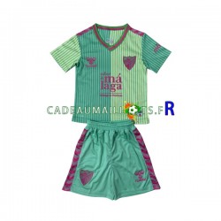 Málaga CF Maillot avec flocage 3ème 2023-2024 ,Tenue Enfant MC