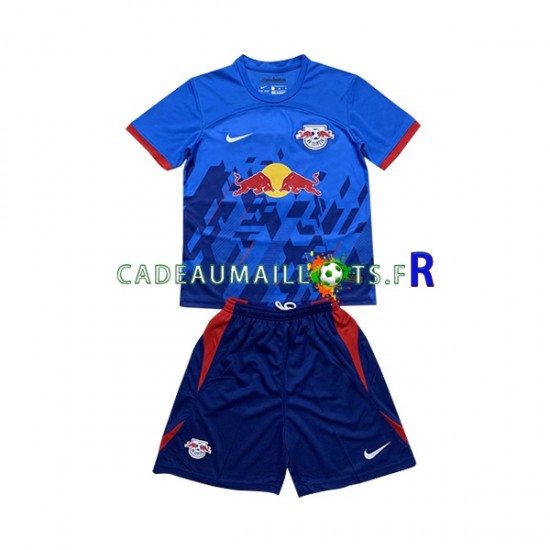 RB Leipzig Maillot avec flocage 3ème 2023-2024 ,Tenue Enfant MC