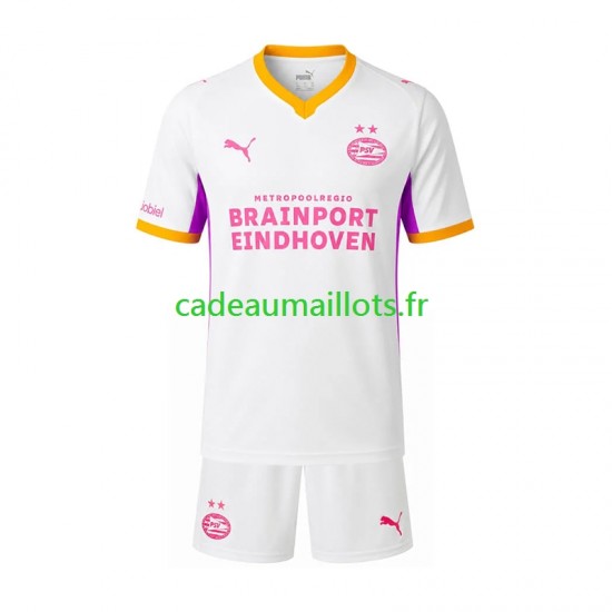 PSV Eindhoven Maillot avec flocage Extérieur 2026-2027 ,Tenue Enfant MC