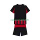 AC Milan Maillot avec flocage Domicile 2025-2026 ,Tenue Enfant MC