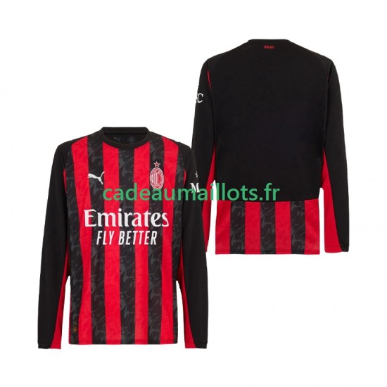 AC Milan Maillot avec flocage Domicile 2025-2026 ,Homme ML