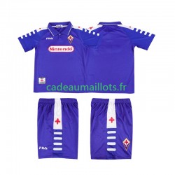 Fiorentina Maillot avec flocage Rétro Domicile 1988 2002 ,Tenue Enfant MC