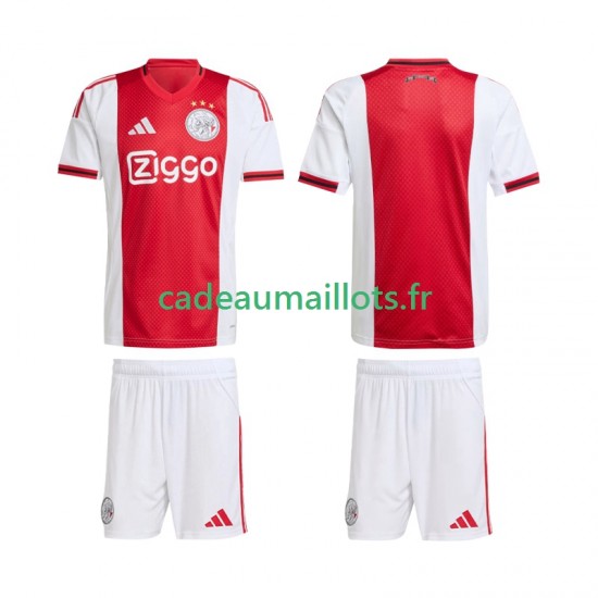 Ajax Amsterdam Maillot avec flocage Domicile 2025-2026 ,Tenue Enfant MC