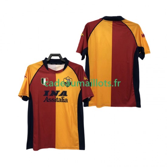 AS Rome Maillot avec flocage - Rétro Domicile 2022 2011 ,Homme MC