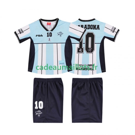 Argentine Maillot avec flocage MARADONA 10 Rétro Domicile 2022 ,Tenue Enfant MC
