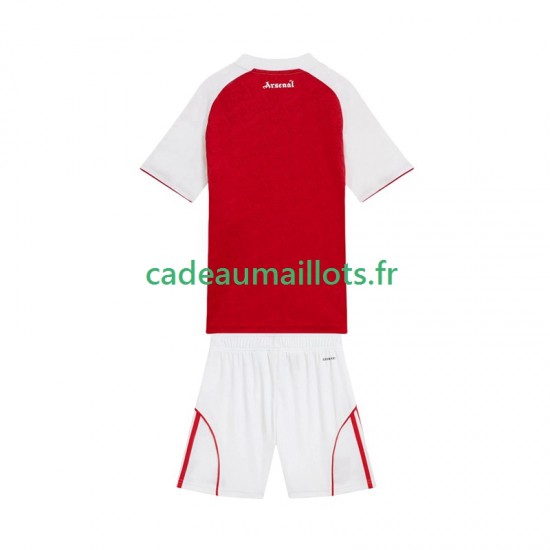 Arsenal Maillot avec flocage Domicile 2025-2026 ,Tenue Enfant MC