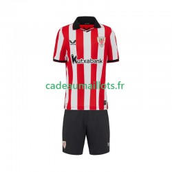 Athletic Bilbao Maillot avec flocage Domicile 2025-2026 ,Tenue Enfant MC
