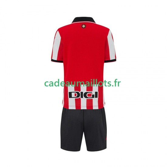 Athletic Bilbao Maillot avec flocage Domicile 2025-2026 ,Tenue Enfant MC