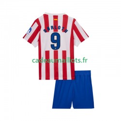 Atlético Madrid Maillot avec flocage Alexander Sorloth 9 Domicile 2025-2026 ,Tenue Enfant MC
