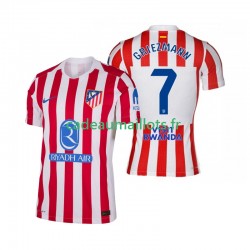 Atlético Madrid Maillot avec flocage Antoine Griezmann 7 Domicile 2025-2026 ,Homme MC