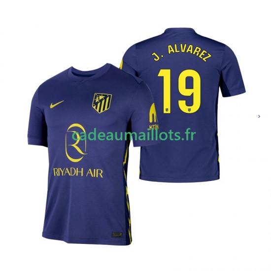 Atlético Madrid Maillot avec flocage Julian Alvarez 19 Extérieur 2025-2026 ,Homme MC