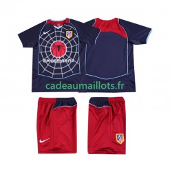 Atlético Madrid Maillot avec flocage Rétro Extérieur 1999 1998 ,Tenue Enfant MC