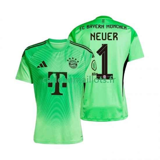 Bayern Munich Maillot avec flocage Manuel Neuer 1 Gardien Domicile 2025-2026 ,Homme MC