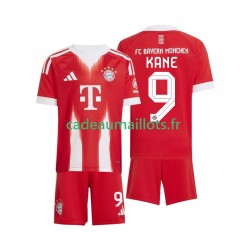 Bayern Munich Maillot avec flocage Harry Kane 9 Domicile 2025-2026 ,Tenue Enfant MC