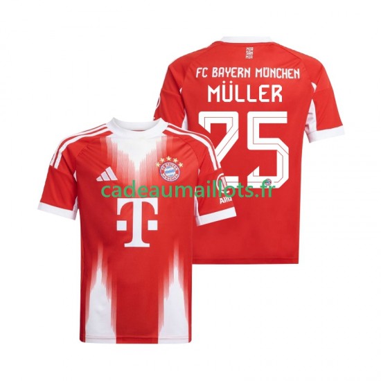 Bayern Munich Maillot avec flocage Thomas Muller 25 Domicile 2025-2026 ,Homme MC