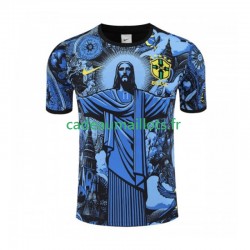 Brésil Maillot avec flocage Bleu Jesus Domicile 2024-2025 ,Homme MC