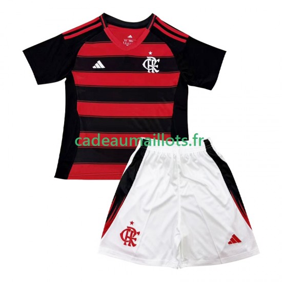 CR Flamengo Maillot avec flocage Domicile 2025-2026 ,Tenue Enfant MC