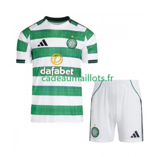 Celtic Maillot avec flocage FC Domicile 2025-2026 ,Tenue Enfant MC