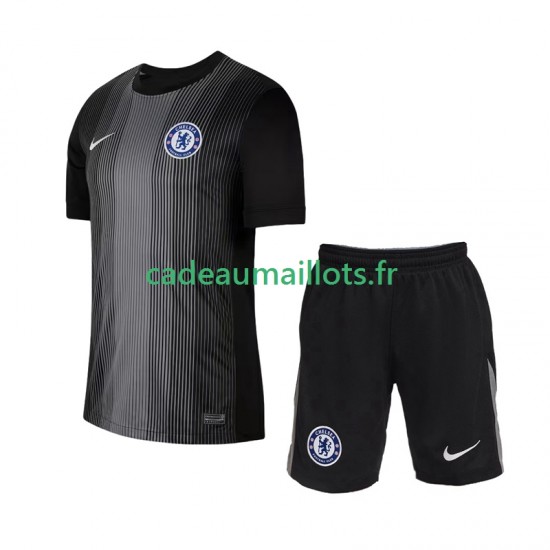 Chelsea Maillot avec flocage Gardien Domicile 2025-2026 ,Tenue Enfant MC