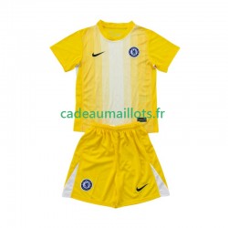 Chelsea Maillot avec flocage Gardien 3ème 2025-2026 ,Tenue Enfant MC