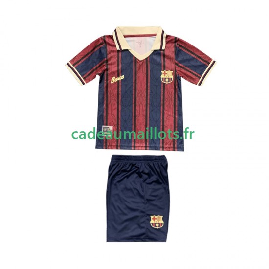 FC Barcelone Maillot avec flocage 125th Anniversary Domicile 2025-2026 ,Tenue Enfant MC