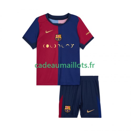 FC Barcelone Maillot avec flocage Coldplay Domicile 2024-2025 ,Tenue Enfant MC