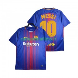 FC Barcelone Maillot avec flocage Lionel Messi 10 - Rétro Domicile 2017 2018 ,Homme MC